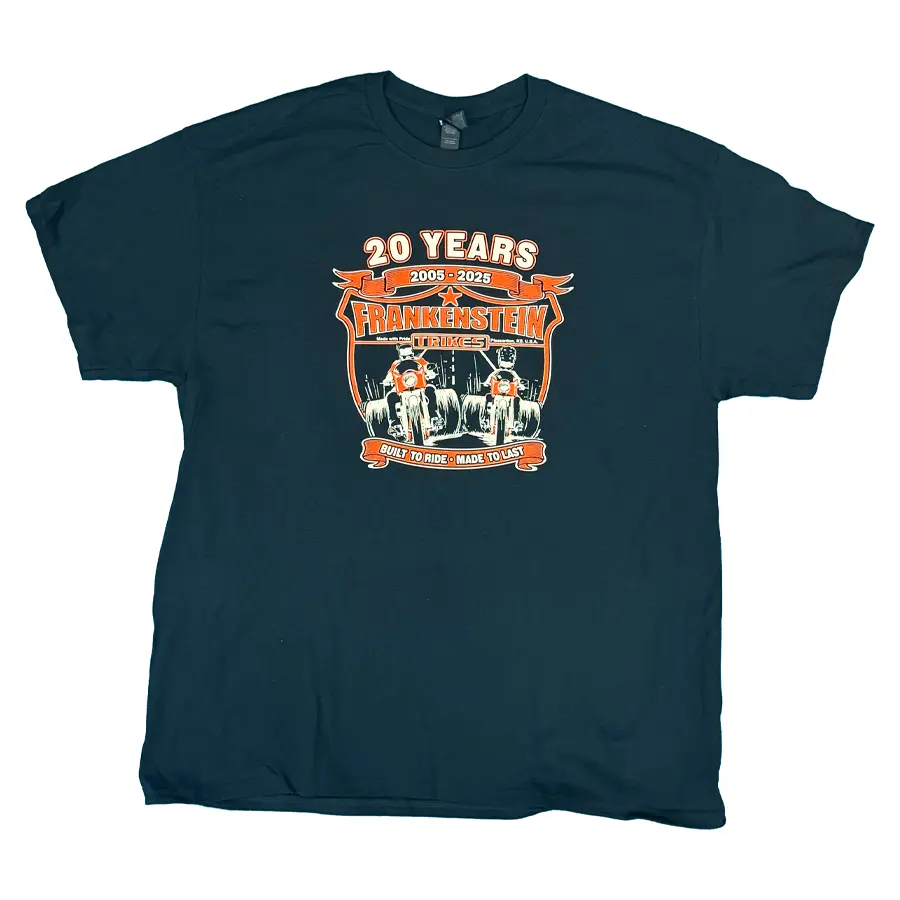 Frankenstein Trikes 20th Anniversary T-Shirt Mens