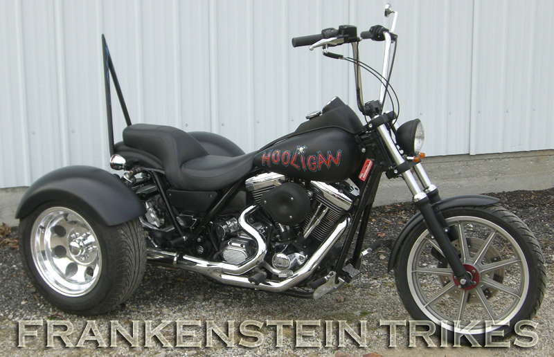 Frankenstein Trike kit on 1993 Harley Davidson FXR